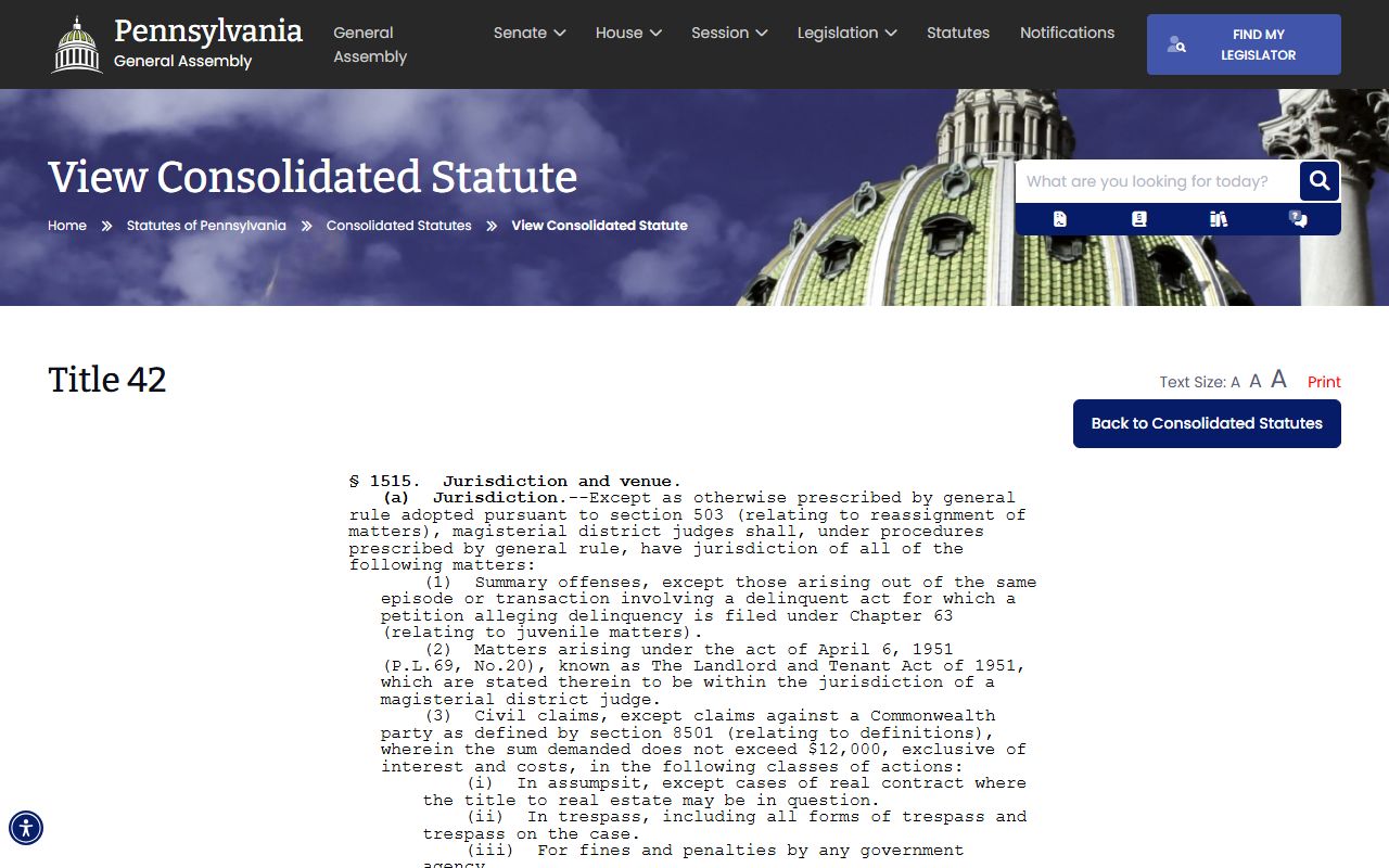 Monroe County Clerk of Courts records Magisterial District Judge jurisdiction